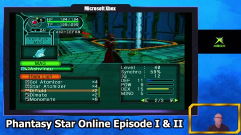 Summer of Sci-Fi | Phantasy Star Online [Xbox] | Working on Mines & may go online w/Insignia later
