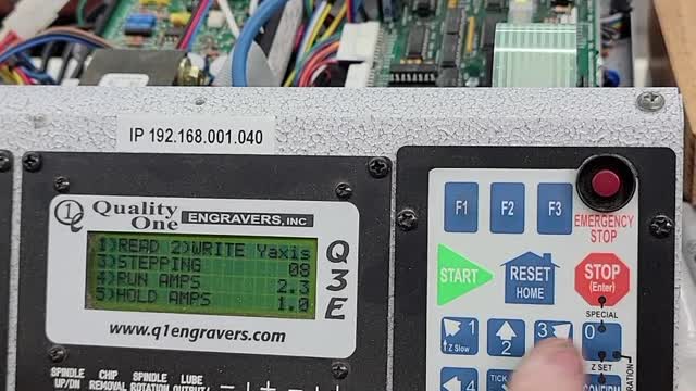 Q3e controller w Arcus drivers modify amperage settings