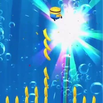 Despicable Me: Minion Rush - Fluffy Unicorn Costume Skill Gameplay