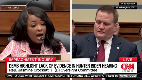 Rep. Crockett is upset that her Democrat colleagues were called liars to their faces