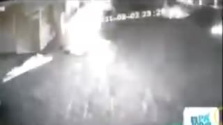 Video: Alcalde de Armenia dice que un fantasma golpeó a un vigilante
