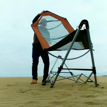 Hammock Set Up at the Beach and Easy Fold Up Afterward!!!