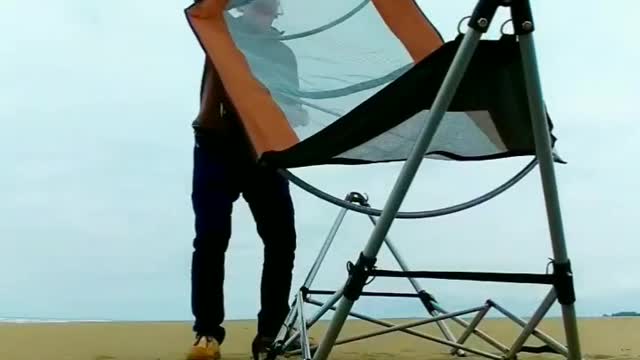 Hammock Set Up at the Beach and Easy Fold Up Afterward!!!