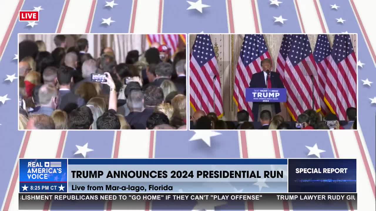 Former President Trump: ‘This will not be my campaign, this will be OUR campaign’