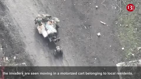 Russians' new “technique" to get spoils of war - Putin's invaders taking a walk