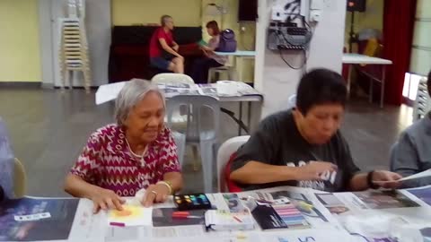 Grandma Grace Church Painting 25 April 2019 VID_20190425_135352