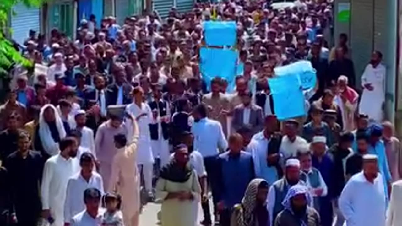 Protest in Pakistan occupied Kashmir
