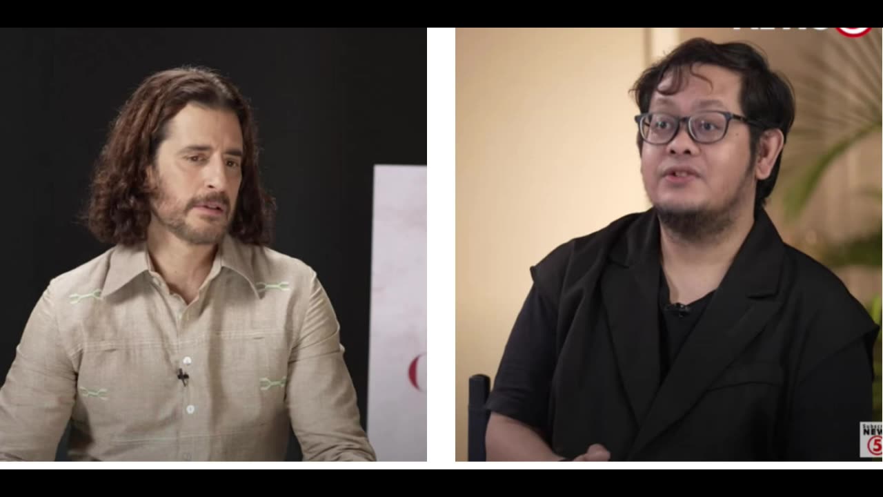 Jonathan Roumie is interviewed by News 5 Philippines- filipino people hear Jonathan's story