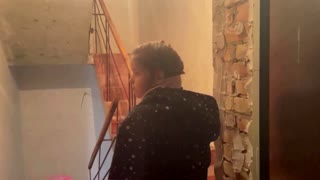 Kyiv residents seek shelter in church