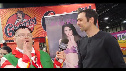 Chris Khaide with Jiggy Jaguar Exxxotica Expo 2022 Chicago IL