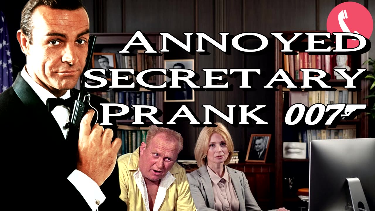Sean Connery Calls an Annoyed Secretary - Prank Call