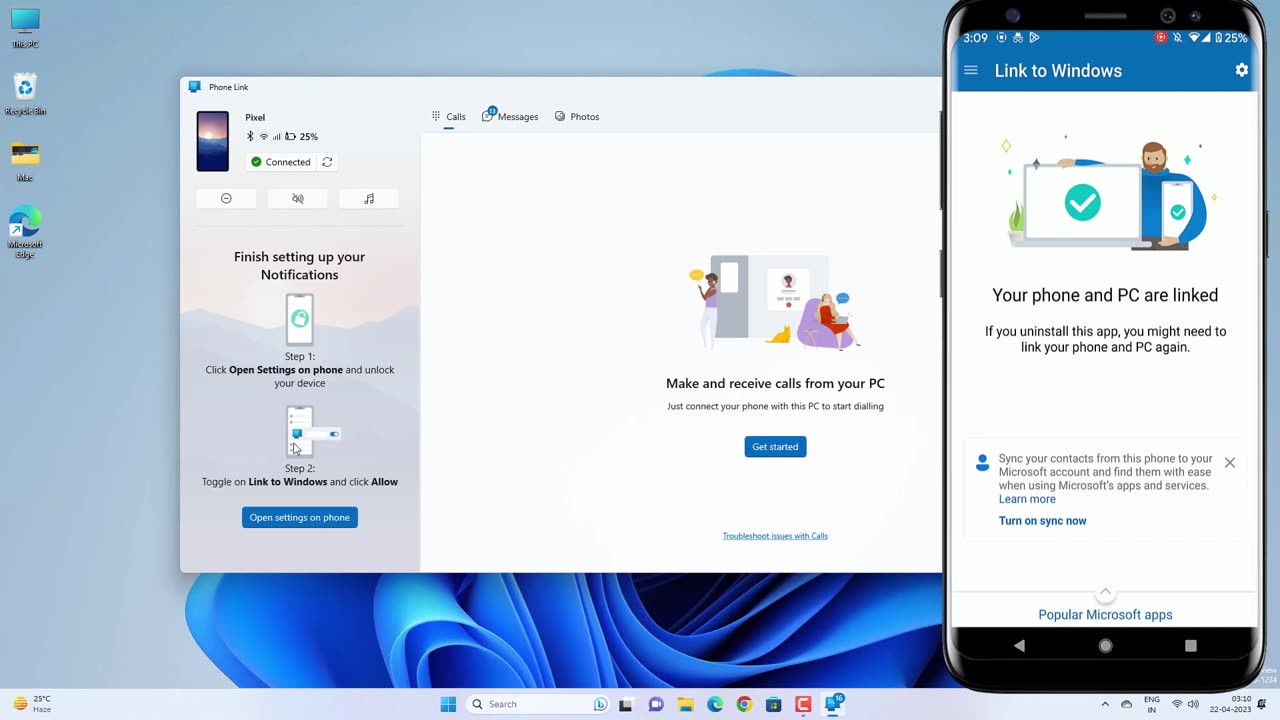 How To Link Android Phone To Windows 11/10