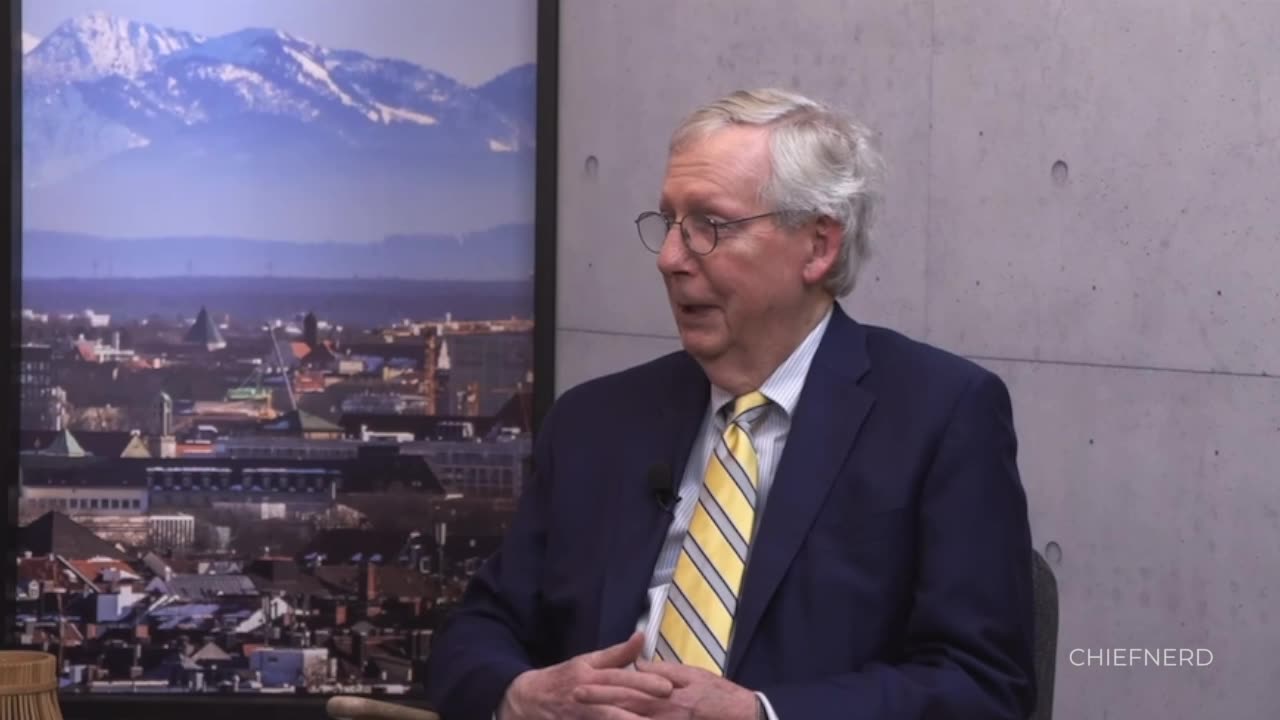 Mitch McConnell Says Ukraine Spending is Not Excessive & the U.S. Did Not Attack the Nord Stream