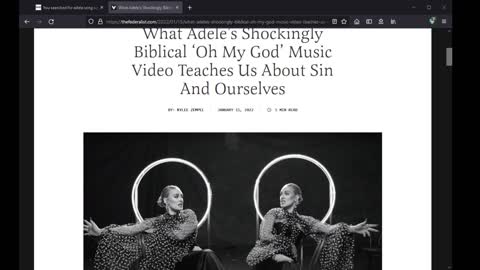 Federalist article Adeles new video