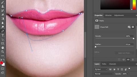 lips color change in Adobe photoshop #tachpcsoftware1
