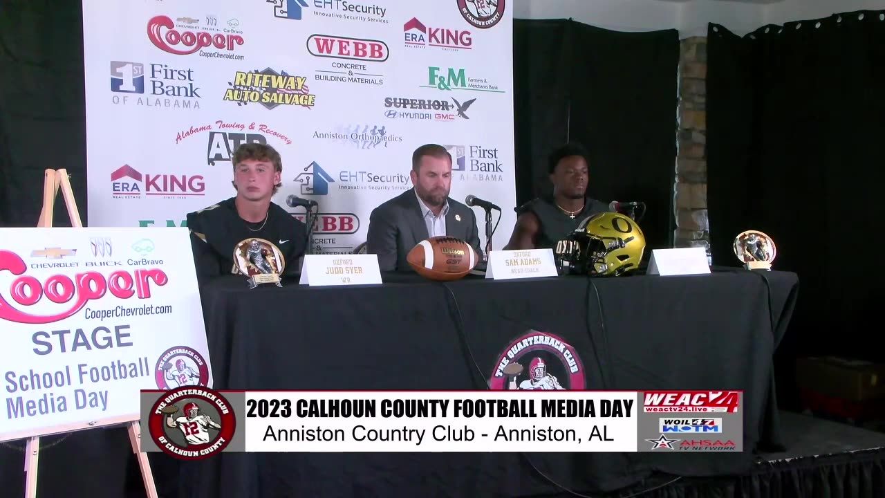 2023 Calhoun County Football Media Day - The Oxford Yellow Jackets