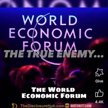 The true enemy is always the elites trying to kill us & the world economic forum, UN & more