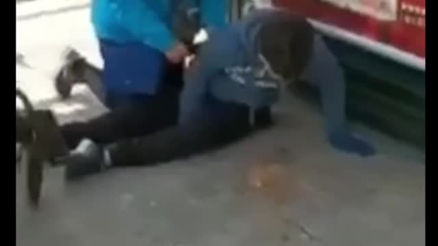 Young Boy Suffering Medical Emergency Just Moments After Receiving The Covid-19 Vaccine In Spain