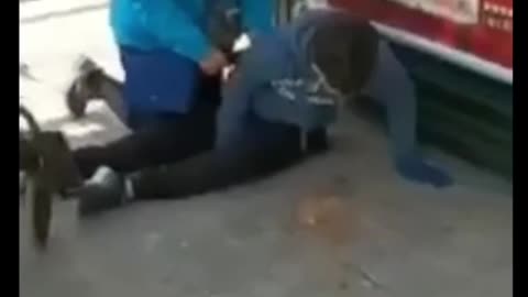 Young Boy Suffering Medical Emergency Just Moments After Receiving The Covid-19 Vaccine In Spain
