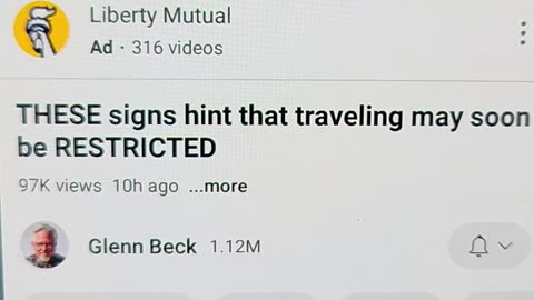 Glenn Beck: Travel will be restricted (Part 2)