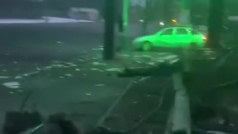 Graphic warning - Result of Russia missile on civilian target , innocent lives lost