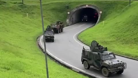 Brasile in movimento dell'esercito