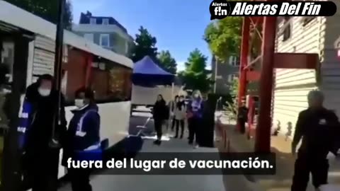 Caido despues del pinchazo.