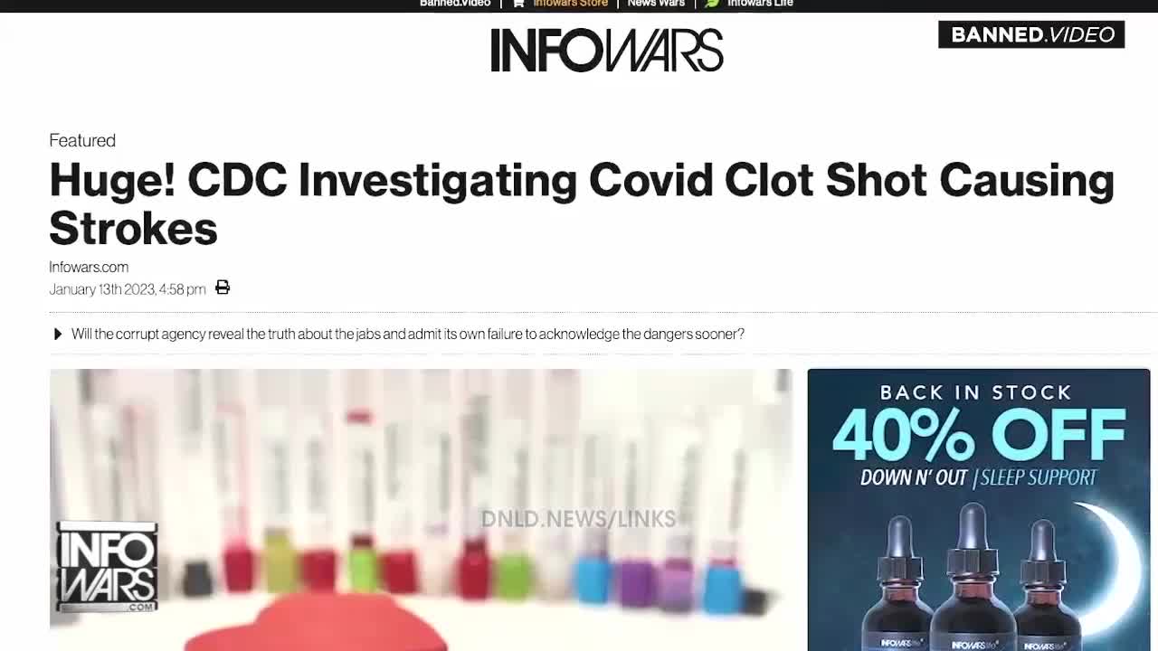 Alex Jones: The World Is Awakening To The Covid 19 Death Shots - 1/15/23
