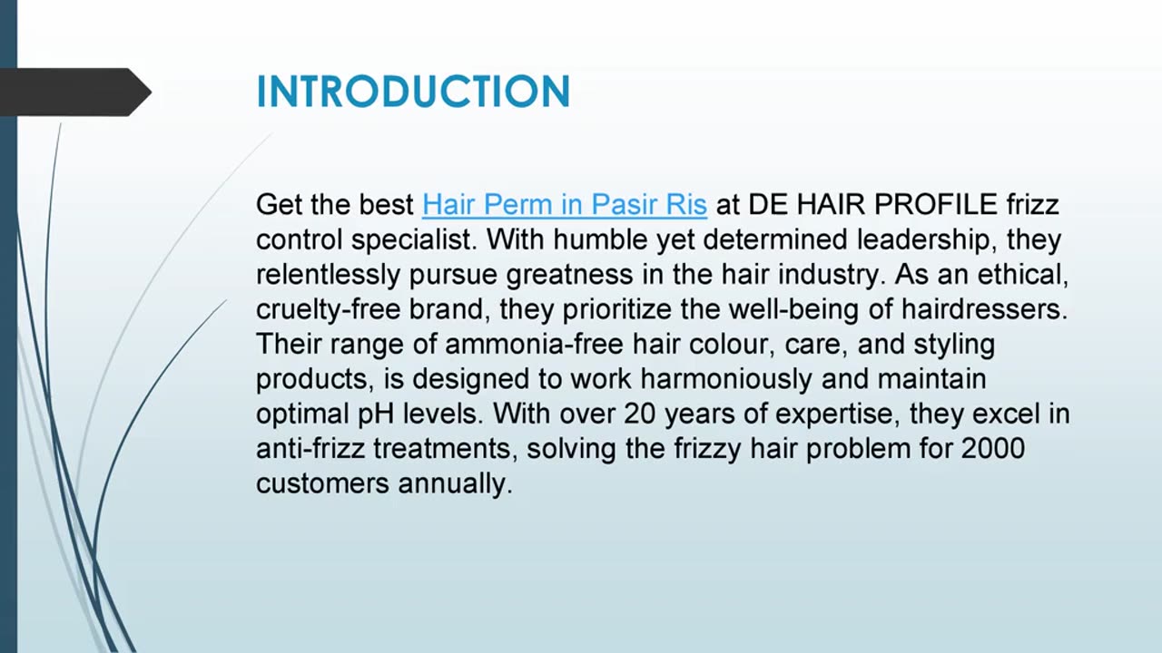 Get the best Hair Perm in Pasir Ris