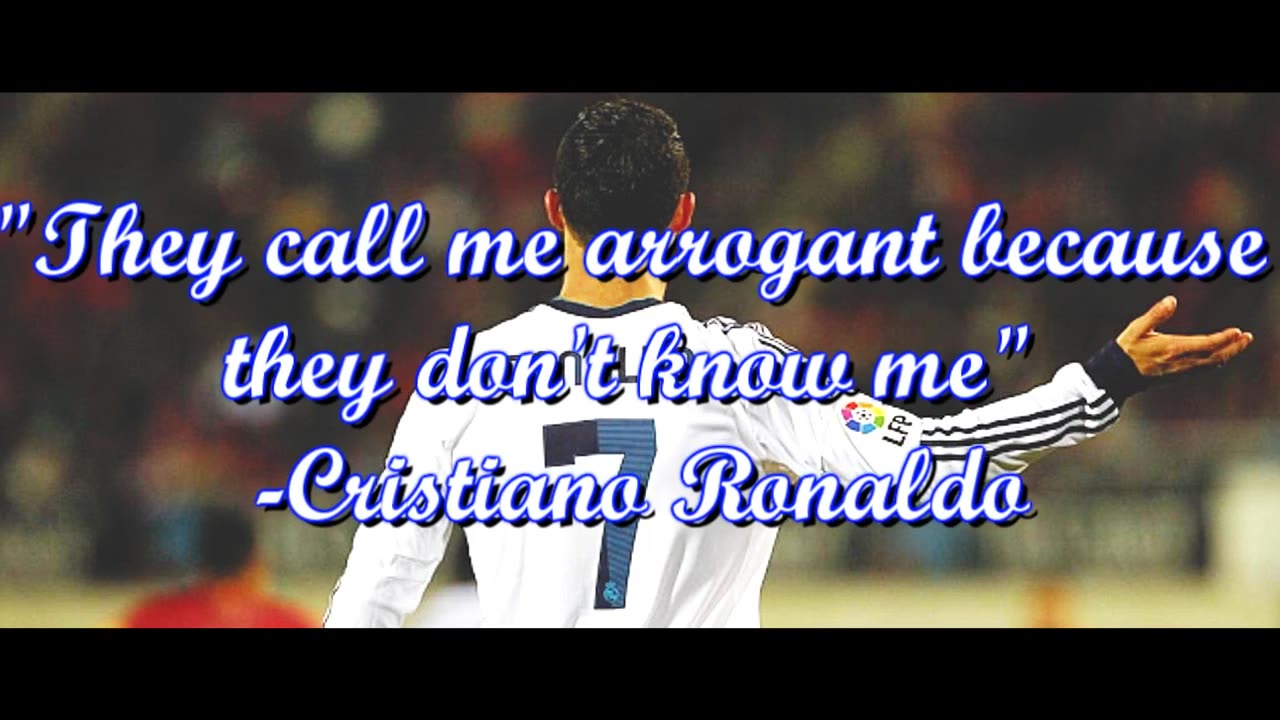Ronaldo playing Football