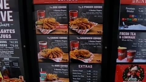 First Time At Raising Cane's