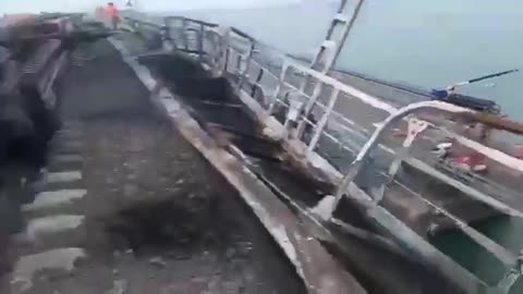 New Video of CRIMEAN BRIDGE NOW!