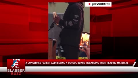 A Concerned Parent Addressing A School Board Regarding Their Reading Material