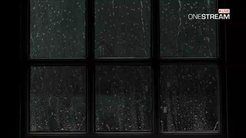 Rain and Thunder Sounds for Sleep - 2 hours rain on window sounds for sleep