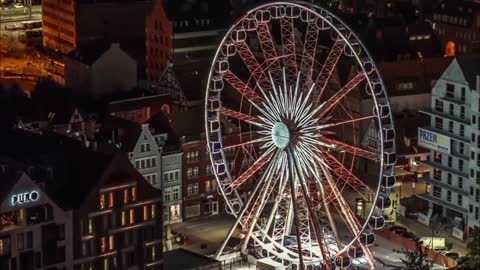 Ferris Wheel Architecture Cityscape District