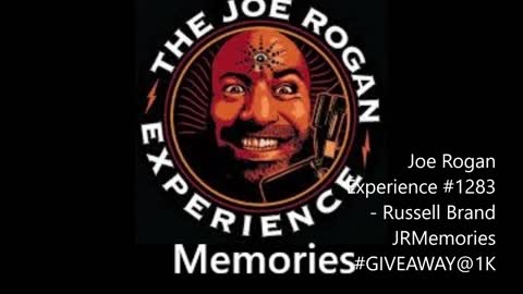 Joe Rogan Experience #1283 - Russell Brand #GIVEAWAY @1k