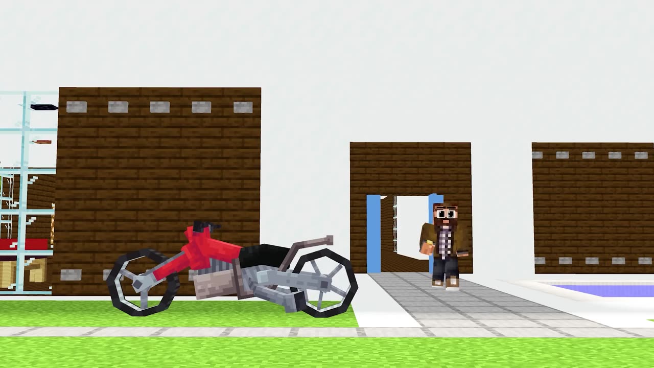Monster School Poor Baby Zombie and Plant Father - Minecraft Animation