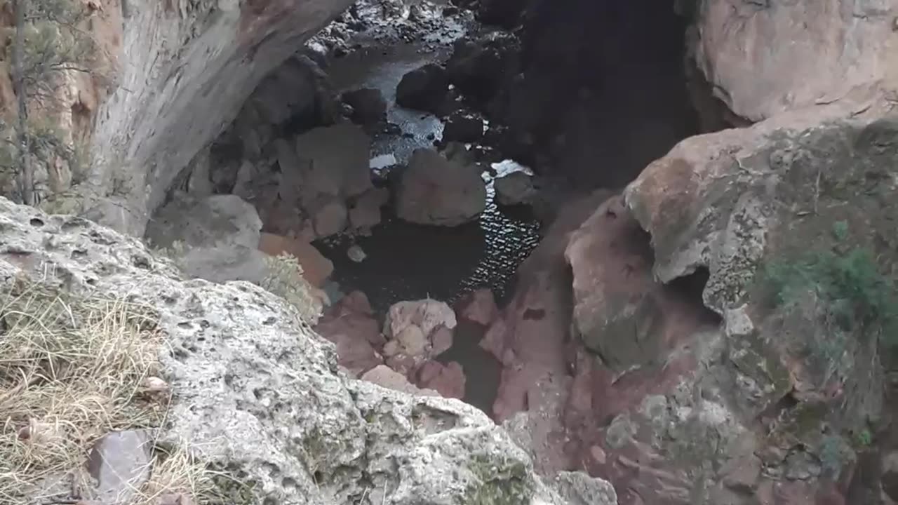 View 1 of the Tonto Natural Rock bridge in Arizona 2/14/23