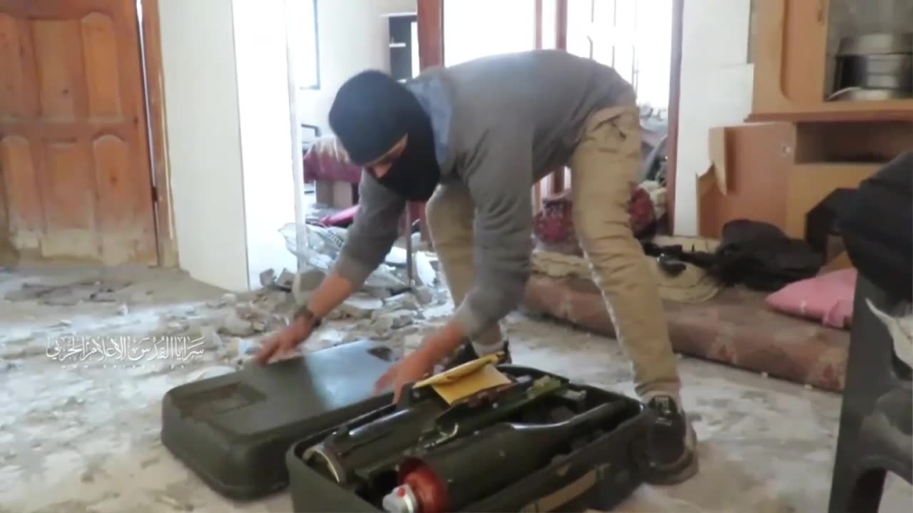 Al-Quds Brigades show scenes of its mujahideen targeting the position of Zionist enemy