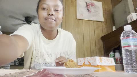 Trying Ghost Pepper wings with My Cousin Asia!!!