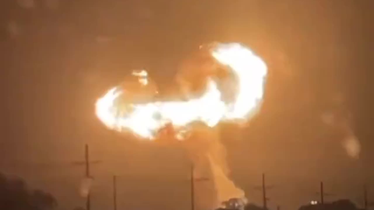 Massive explosion reported at the Dow Chemical Plant in Plaquemine, Louisiana