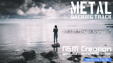 Sad RockMetal Ballad Guitar Backing Track Jam in Fm BT-137