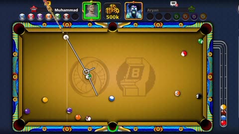Playing 8 ball pool