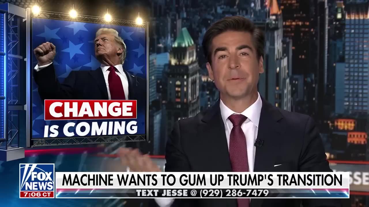 Jesse Watters The media is on it's heels for the first time