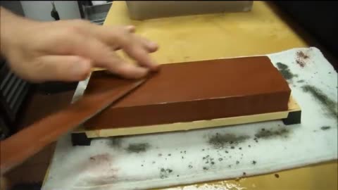 How to sharpen sushi knife #2