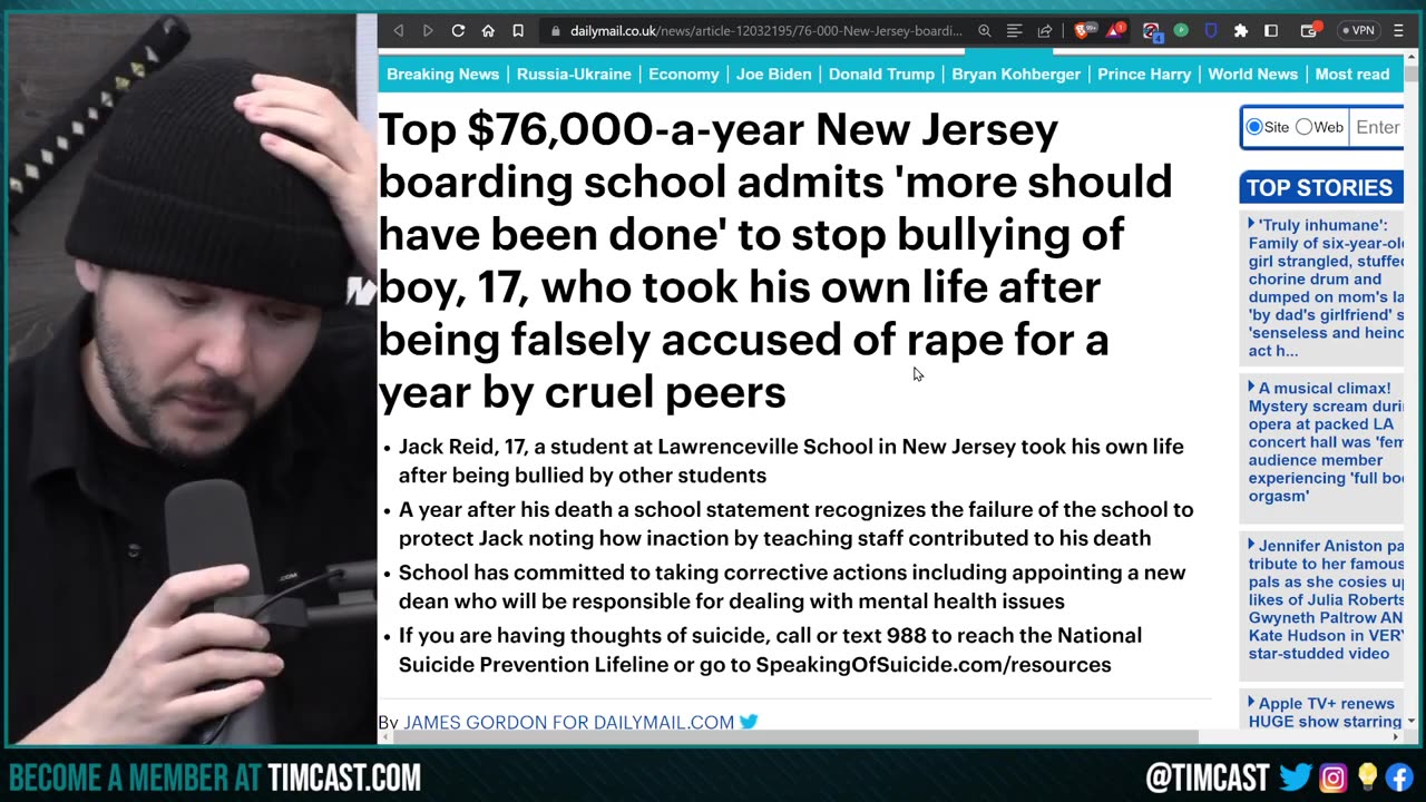 Teenage TAKES OWN LIFE After Being FALSLEY ACCUSED, School KNEW He Was Innocent, Did NOTHING