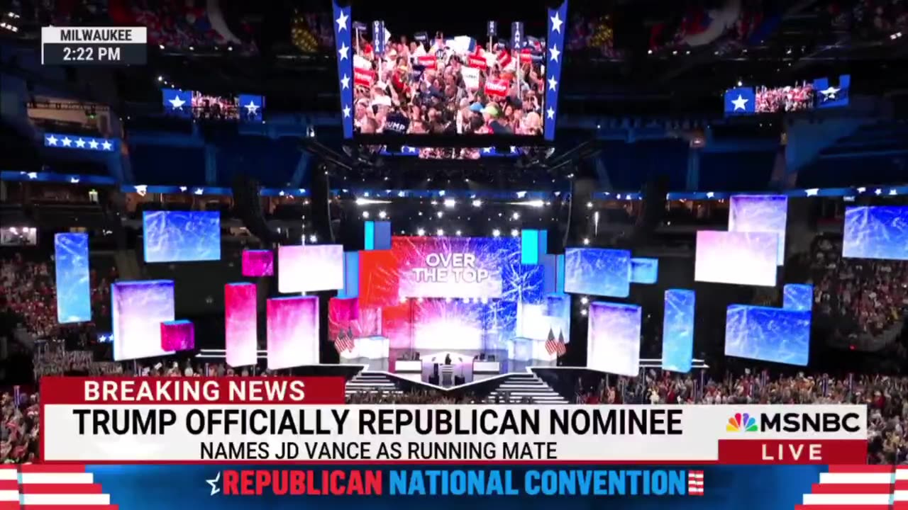 Eric Trump officially present Trump the official Republican nominee at RNC