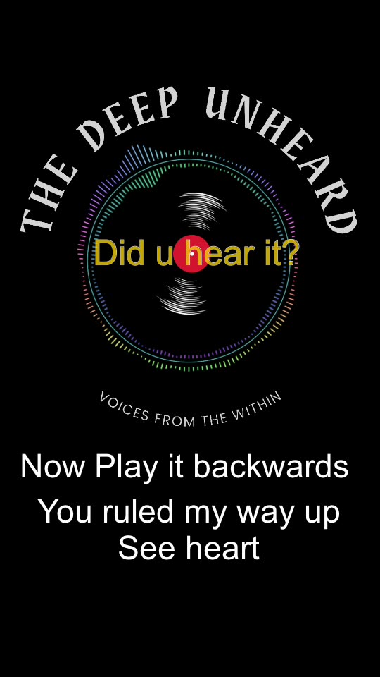 Beds are Burning - BACKWARDS MESSAGES - see heart #backwardsmusic