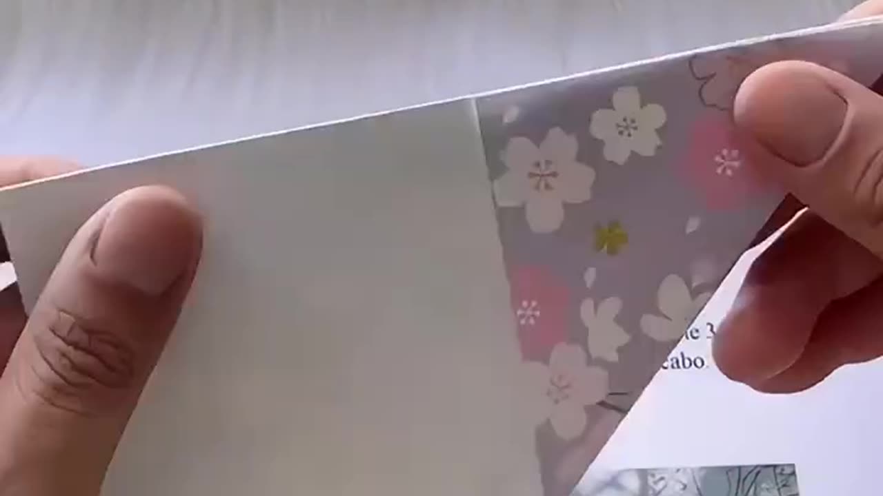 hand-folded peacock