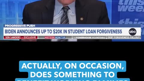 Sanders pushes back on